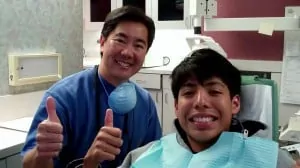 Dr. Chu and a patient - Darren Chu DDS in Anaheim Hills